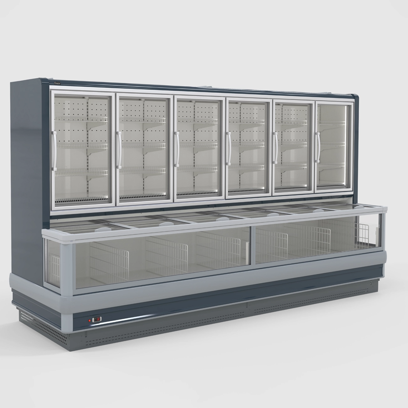 Freezer DELTA Combines Benefits of Cabinet and Island | FREOR